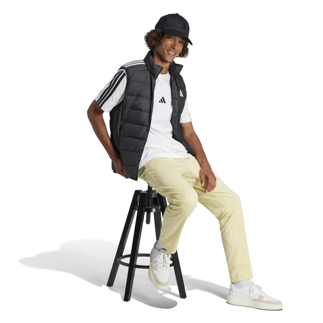 Adidas Camiseta JW1952 M 3 STRIPES WhiteBlack Algodao -5-